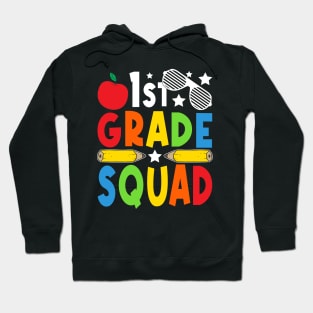 1st Grade Squad Teachers Boys Girls Funny Back To School Hoodie